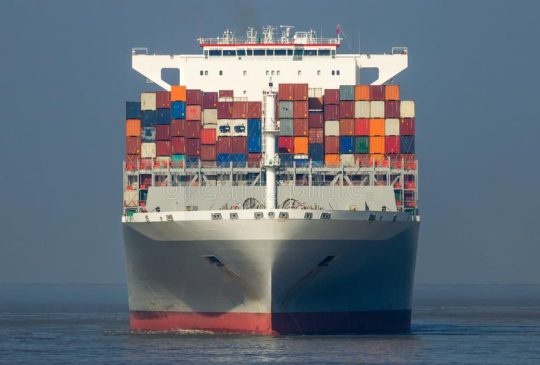 shipping-container-ship-front-view-large-ocean-114273771